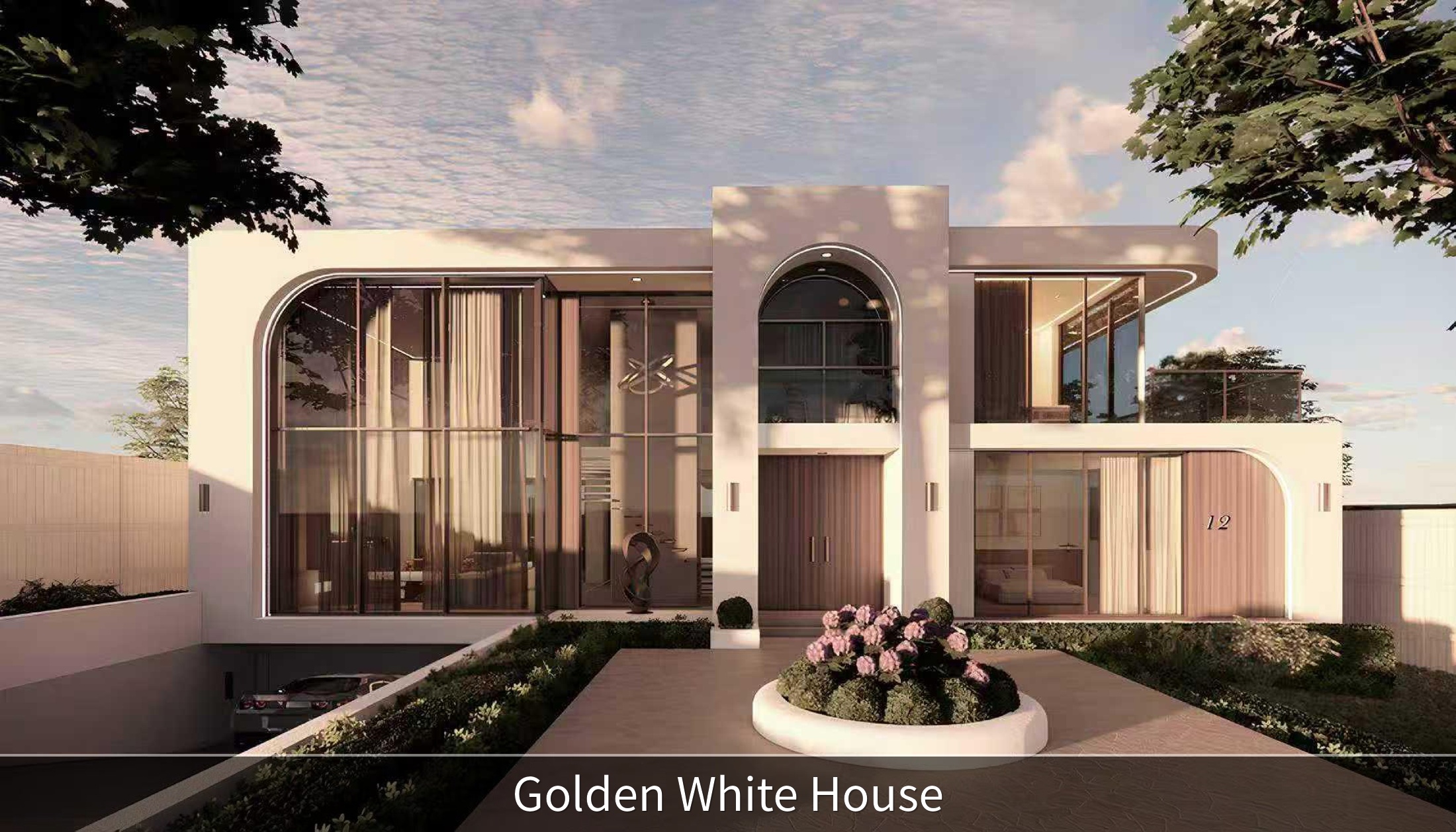 Golden White House — façade